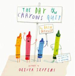 DAY THE CRAYONS QUIT BOARD BOOK, THE