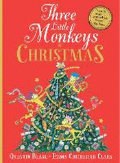 THREE LITTLE MONKEYS AT CHRISTMAS