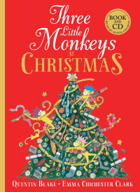 THREE LITTLE MONKEYS AT CHRISTMAS