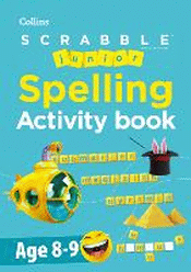 SCRABBLE JUNIOR SPELLING ACTIVITY BOOK AGE 8-9