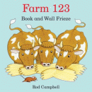 FARM 123 BOARD BOOK AND WALL FRIEZE