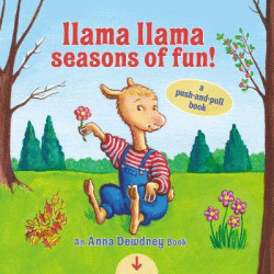 LLAMA LLAMA SEASONS OF FUN PUSH-AND-PULL BOARD BOO