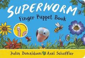 SUPERWORM FINGER PUPPET BOARD BOOK