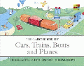 ABC BOOK OF CARS, TRAINS, BOATS AND PLANES BOARD B