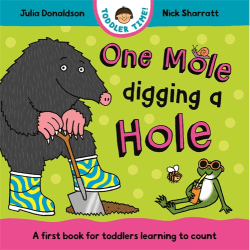 ONE MOLE DIGGING A HOLE BOARD BOOK