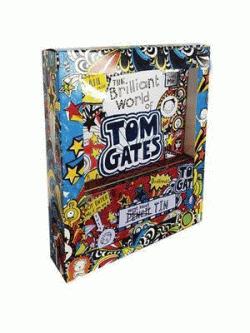 BRILLIANT WORLD OF TOM GATES WITH PENCIL TIN, THE