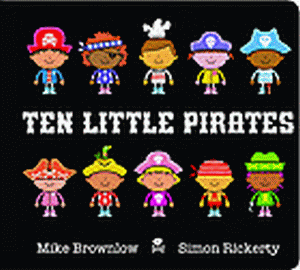 TEN LITTLE PIRATES BOARD BOOK