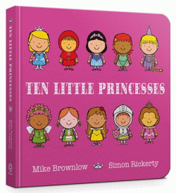 TEN LITTLE PRINCESSES BOARD BOOK