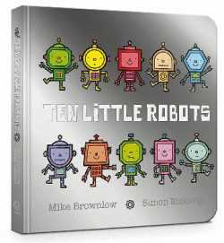 TEN LITTLE ROBOTS BOARD BOOK
