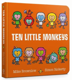 TEN LITTLE MONKEYS BOARD BOOK