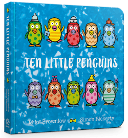 TEN LITTLE PENGUINS BOARD BOOK