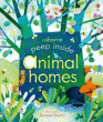 USBORNE PEEP-INSIDE ANIMAL HOMES BOARD BOOK
