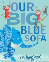 OUR BIG BLUE SOFA