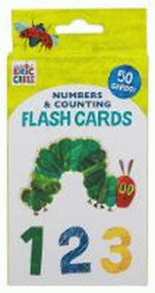 ERIC CARLE NUMBERS AND COUNTING FLASH CARDS