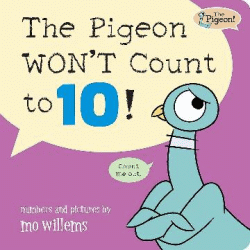 PIGEON WON'T COUNT TO TEN BOARD BOOK