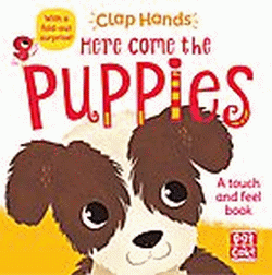 HERE COME THE PUPPIES BOARD BOOK