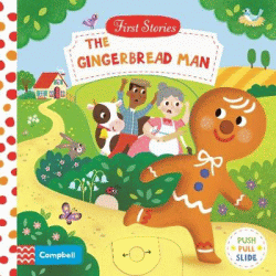 GINGERBREAD MAN: PUSH, PULL, SLIDE BOARD BOOK, THE