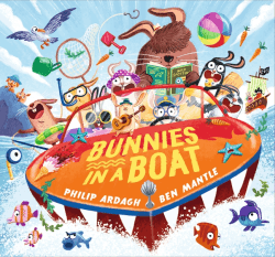 BUNNIES IN A BOAT BOARD BOOK