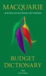 MACQUARIE BUDGET DICTIONARY