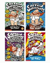 CAPTAIN UNDERPANTS BOXED SET 1-4