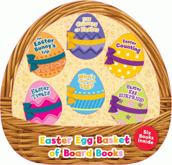 EASTER EGG GIFT BASKET OF BOARD BOOKS