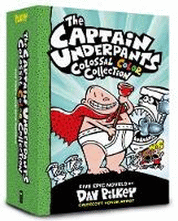 CAPTAIN UNDERPANTS COLOSSAL COLOUR COLLECTION BOXE