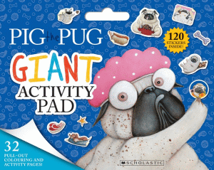PIG THE PUG GIANT ACTIVITY PAD