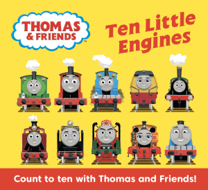 TEN LITTLE ENGINES BOARD BOOK