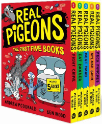 REAL PIGEONS FIRST FIVE BOOKS