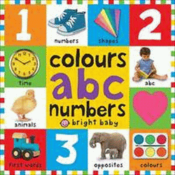 COLOURS ABC NUMBERS BOARD BOOK