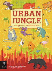 URBAN JUNGLE WITH 38 ANIMAL-PACKED CITY MAPS