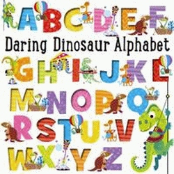 DARING DINOSAUR ALPHABET BOARD BOOK