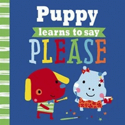 PUPPY LEARNS TO SAY PLEASE