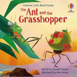 ANT AND THE GRASSHOPPER: BOARD BOOK, THE