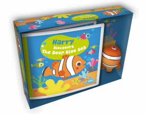 HARRY DISCOVERS THE DEEP BLUE SEA BATH BOOK