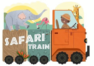 SAFARI TRAIN BOARD BOOK