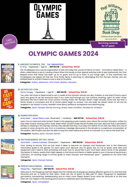 Olympic Games 2024 Catalogue